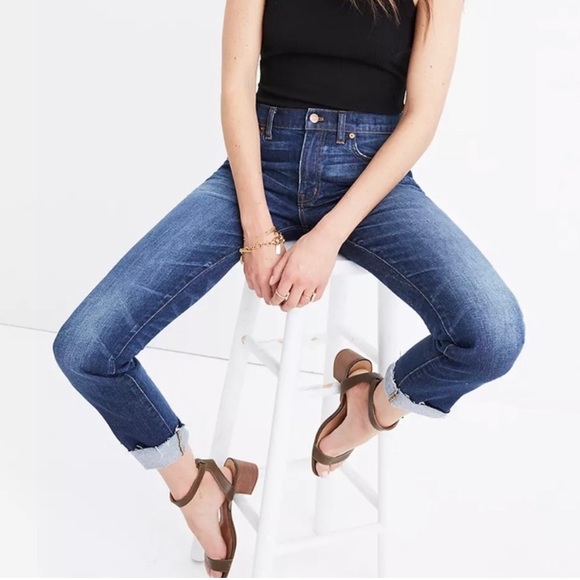 Madewell Denim - Madewell The Slim Boyjean Raw-Hem Denim